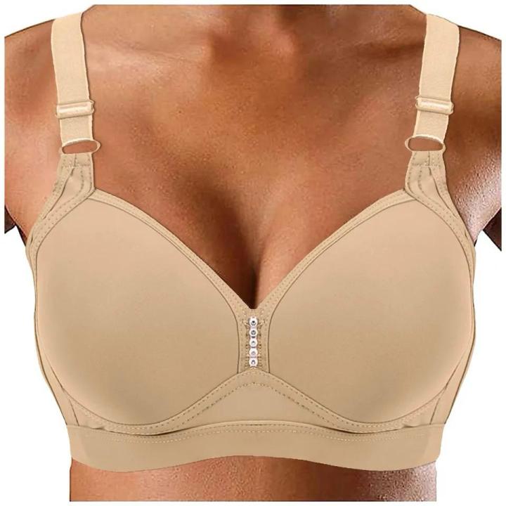 Pink%20Women's%20A6%20Soft%20Push-Up%20Plain%20Padded%20Bra%20-%20Image%204