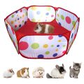 ARELENE 2X Guinea Pig Foldable Playpen Portable Small Animals Playpen Open Outdoor/Indoor Exercise Fence for Hedgehogs, Hamster. 
