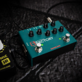 Sonicake B Factory Bass DI - Analog Preamp, comp and Overdrive - 2-in-1 Guitar Effects Pedal. 