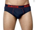 Pack Of 3 Smart Cut Macho Briefs For Men-Green/Blue/Brown. 