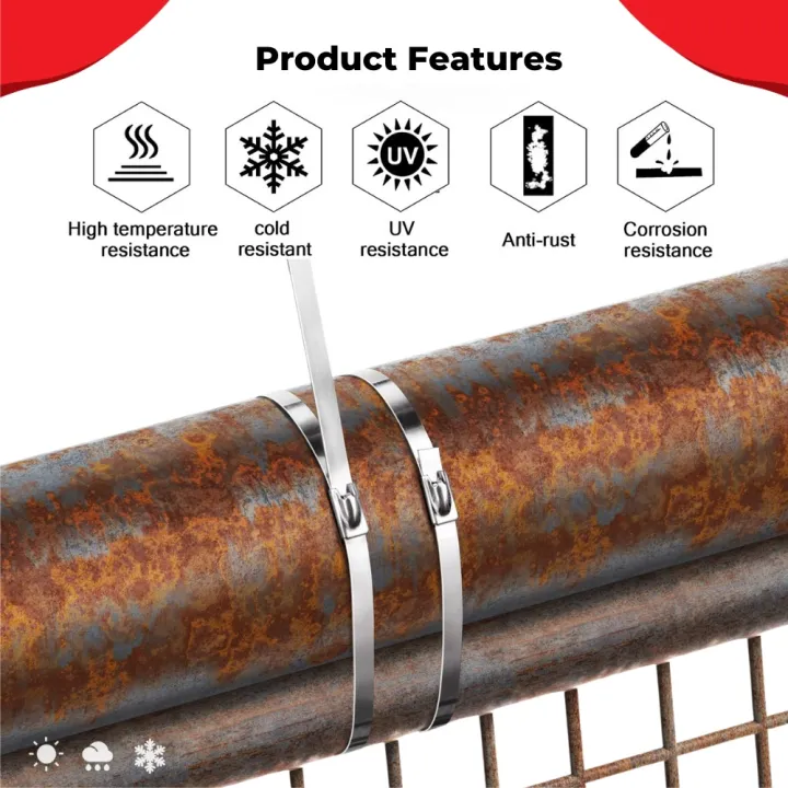 HOT%20Stainless%20Steel%20Cable%20Tie%20200/250/300mmL%20Heavy%20Duty%20Outdoor%20Metal%20Cable%20Ties%20Pengikat%20Kabel%20Wayar%20Besi%20-%20Image%204