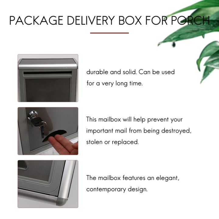 Lockable%20Secure%20Mail%20Letter%20Post%20Box%20Mailbox%20Post%20Box%20-%20Image%203