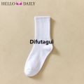 Difutagui Men Socks Solid Striped Black White Socks Unisex Street Striped Fifty percent discount Mid Tube Breathable Sports Socks Quick Drying Casual Sock. 