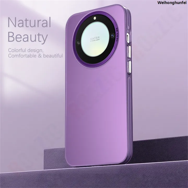 Weihonghunfei2025%20New%20ROA%20Phone%20Case%20For%20Honor%20X9a%205G/X9b%205G/X9c%205G%20Metallic%20Aurora%20Skin%20Casing%20Colorful%20Silicone%20Shockproof%20Full%20Protection%20Anti-fingerprint%20Back%20Cover%20-%20Image%207