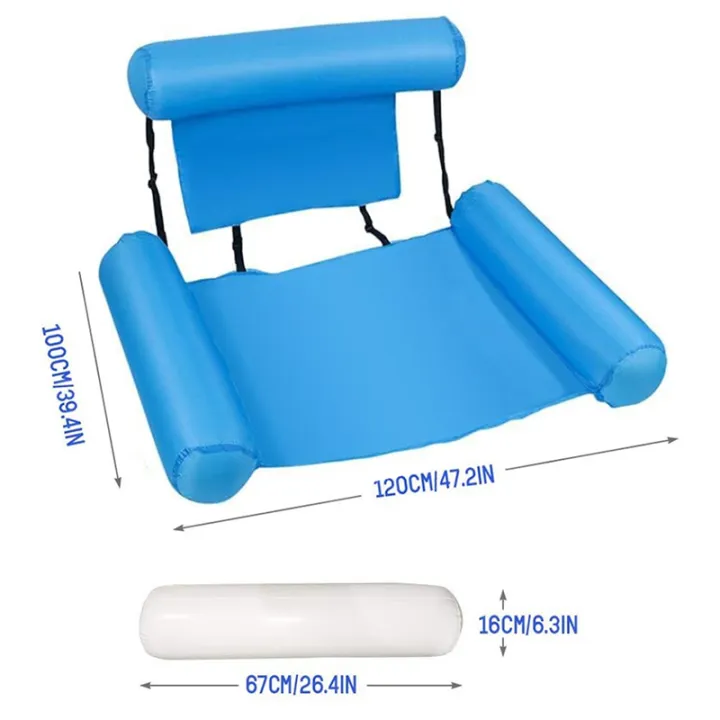 OYPFXMI%20Pool%20Float%20Chair,%20Adult%20Inflatable%20Pool%20,%20Foldable%20Portable%20Float%20Seat,%20Pool%20Summer%20Water%20Fun%20Blue%20-%20Image%202