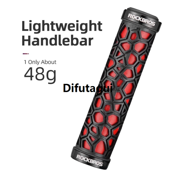 Difutagui%20ROCKBROS%20Cycling%20Bike%20Bicycle%20Handlebar%20Grips%20Rubber%20Lock-on%20Light%20Luxury%20Grip%20For%20MTB%20Folding%20Bike%20Fixed%20Design%20Bike%20Parts%20Fit%202.22cm%20-%20Image%203