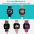 Fitbit Versa 3 & Sense Charger Magnetic Cradle Charger. 