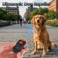 Portable Smart Ultrasonic Dog Repeller LED Light Handheld Bark Deterrent Device Anti Bite Safe Dog Training Tool Outdoor Use. 