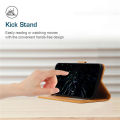 Vantime for Realme C63 / C61 4G Retro PU  Wallet Case Flip Clasp Stand Cards Holder Casing+Lanyard. 