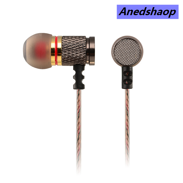Anedshaop 【Best value for money】New Arrival KZ EDR1 Metal In-Ear Earphone High Affordable Quality HiFi Sport In-ear Earbud Auricular Good Bass Headset