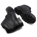 Men's Steel Toe Full Grain Pure Leather Lace-Up Leather Commando Boots. 