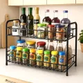 Foldable Metal Rack Organizer for Kitchen Spices / Bathroom/ Office. 