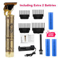 T9 Professional Hair Clippers Haircut Rechargeable Razor Trimmer With 2 Rechargable  Batteris | Adjustable Cordless Edge for Men | Salon-Quality Grooming Tool. 