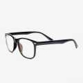 Transparent Black Round Frame Glasses For Unisex. 