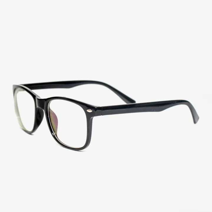 Transparent%20Black%20Round%20Frame%20Glasses%20For%20Unisex%20-%20Image%203