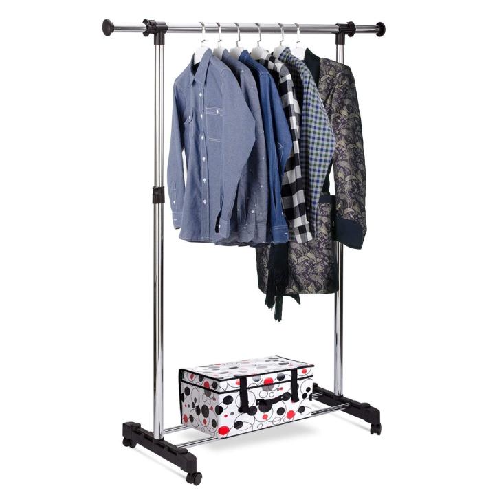Single-Pole%20Clothes%20Hanger%20Single-Pole%20Telescopic%20Movable%20Portable%20Clothes%20Rack/Clothes%20Rack%20-%20Image%202
