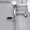 Hot Tub Water Temperature Monitor Electricity Home LED Display Shower Faucets Water Thermometer Baby Bath Temperature Meter SUNM. 