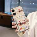 Card bag Shockproof Phone Case For Redmi 13C 4G/Xiaomi Poco C65 protective Durable Fashion Design Full wrap Cartoon TPU. 