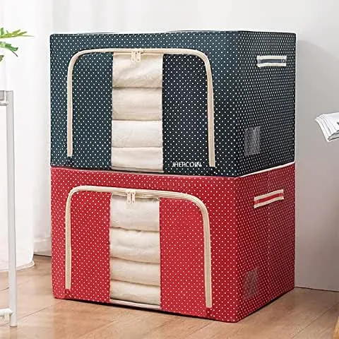 66%20Ltr%20Foldable%20Steel%20Frame%20Cloths%20Zip%20Organizer%20Bag%20And%20Oxford%20Fabric%20Storage%20Living%20Cover%20Boxes%20For%20Wardrobe%20Shelves%20Clothes,%20Sarees,%20Bed%20Sheet,%20Blanket%20-%20Image%203