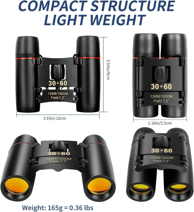 30%C3%9760%20Compact%20Folding%20Binoculars%20%E2%80%93%20Outdoor%20Wildlife%20Watching,%20Travel,%20Hunting%20&%20Camping%20Telescope%20-%20Ojustore%20-%20Image%203