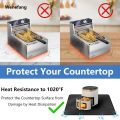 Wenefang Heat Resistant Mats For Countertop silicone mats for kitchen counter Luxury Nonskid Heat Resistant Mats for Air Fryer Coffee Maker Oven. 