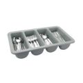 Cutlery Tray Grey Plastic/Cutlery Tray With Compartment For Spoon And Fork. 