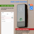 Steel Door Unlock Password Lock Electronic Smart Bluetooth Tuya RAYKUBEG18 Door Lock Fingerprint Digital APP/IC Card/Wooden Door. 