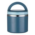Leakproof Lunch Bento Box Stainless Steel Soup Cup Food Container Thermal Lunch Breakfast Cup 1000ML Green. 