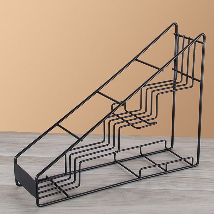 Modern Metal Syrup Bottle Display Stand Black Easy Installation Kitchen Storage Shelves 4 Grids Coffee Syrup Rack for Cabinet Cafe Countertop