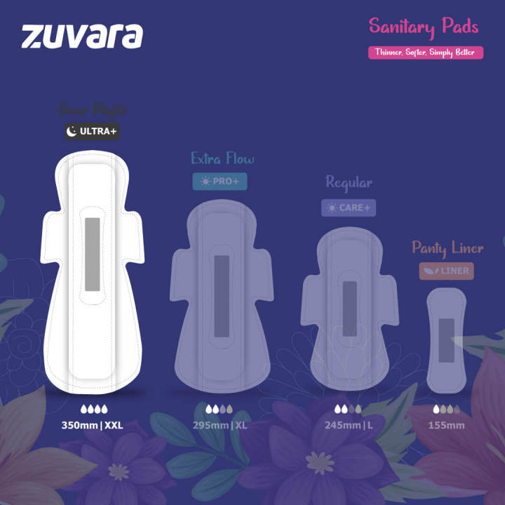 Zuvara%20Sanitary%20Pads%20-%20XXL%20-%20350%20mm%20(Pack%20of%206)%20-%20Ultra+%20-%20Image%206