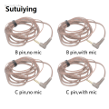 Sutuiying New Anrushide KZ Headphone Cord High-Purity Copper Cube Mixed Upgrade Cable Earphone 【2025 Version】 Wire Original Replacement KZ ZST ZSR ZSN Pro Headset Wire. 
