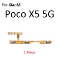 Switch Power ON OFF Button Flex Cable For XiaoMi Poco C31 C40 C50 C51 C55 F4 F5 M4 M5 M5S X4 GT X5 Pro Mute Silence Volume Key Repair Parts. 