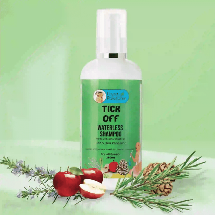 Papa Pawsome Tick Off Shampoo For Dogs - 200 Ml
