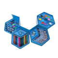 Set of 46 Pieces Color Box - Multicolor Drawing & Painting Set with Crayons, Color Pencils, Watercolors, Sketch Pens & More | Creative Art Box for Kids & Artists. 