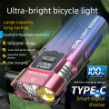 New Rechargeable LED Bike Light Waterproof Easy To Install Bicycle Light Bike Headlight Outdoor. 