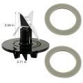 Blender Blade Compatible for Cuisinart Blender Replacement Parts for CBT-500, SB5600, CB600, with 2 Sealing Gaskets. 