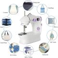 Portable Sewing Machine Mini Adjustable Electric 2-Speed Double Thread Handheld Sewing Embroidery Machine. 