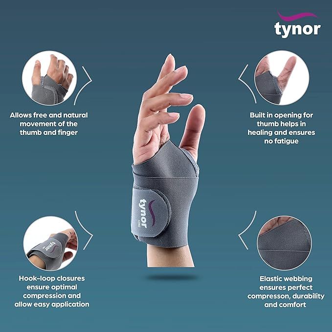 Tynor%20Premium%20Wrist%20Brace%20With%20Thumb%20Model%20E-06%20Grey,%20Universal%20Size%20-%20Image%206