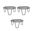 (Set Of 3 Pieces) Gamla Stand | Flower Pot Stand | Plant Stands for Balcony | Outdoor Stand | Metal Plant Stand | Metal Stand for Plants | Pot Stand for Balcony. 