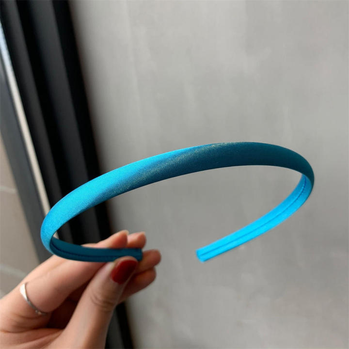 Thin%20Hair%20band%20Elegant%20Candy%20color%20Satin%20Headband%20Jelly%20Slim%20Hair%20accessories%20for%20Daily%20wear%20Party%20Wedding%20Girls'%20night%20out%20Summer%20accessory%20-%20Image%204