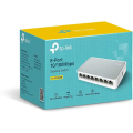 White Color TP-Link 8 Port 10/100Mbps  Fast Ethernet Switch Desktop Ethernet Splitter Ethernet Hub Plug and Play Unmanaged (TL-SF1008D). 