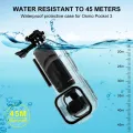 For DJI Osmo Pocket 3 PULUZ 45m Underwater Waterproof Housing Diving Case (Transparent).