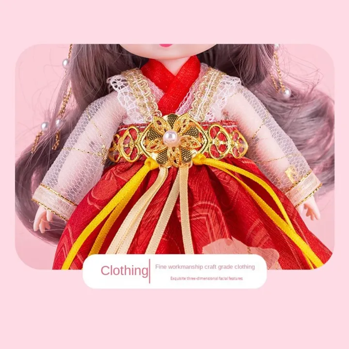 Chinese%20Ancient%20Style%20Doll%20Multiple%20Colors%20Ancient%20Dress%20Bjd%20Doll%20Hanfu%20Princess%20Little%20Princess%2017cm%20Ancient%20Girl%20Doll%20Plastic%20Chinese%20Costume%2017cm%20Hanfu%20Princess%20Dolls%20Girl%20Toys%20-%20Image%204