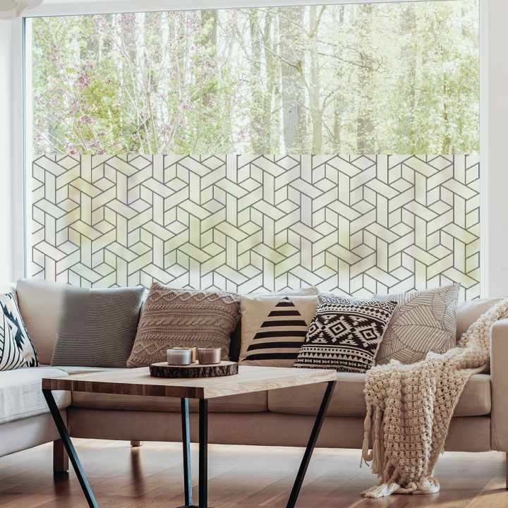 Artsy%20Home%20Blackout%20and%20Privacy%20Sticker%20for%20Window%20Rectangle%20Geometric%20Pattern%201%20meter%20x%2040cm%20-%20Image%205