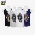 Shangrila Pack Of Four 'Ganesh' Printed Tank Top For Men - Multiple Color Options | Fashion | Tank Top For Men. 