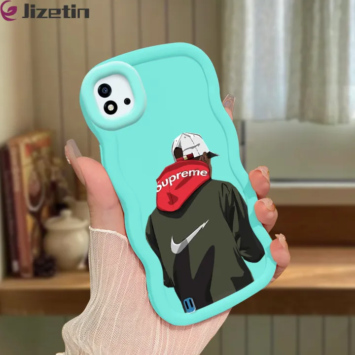 Jizetin%20for%20Realme%20C11%20C15%20C21Y%20C25Y%20C20A%20C2%20C3%20Realme%202%205i%205S%206i%209i%2011%2012%20Pro+%20OPPO%20A1K%20F9%20Pro%20Back%20Cover%20Fashion%20Man%20Macaron%20Bright%20Color%20Wavy%20Shape%20Soft%20Mobile%20Phone%20Cases%20-%20Image%202