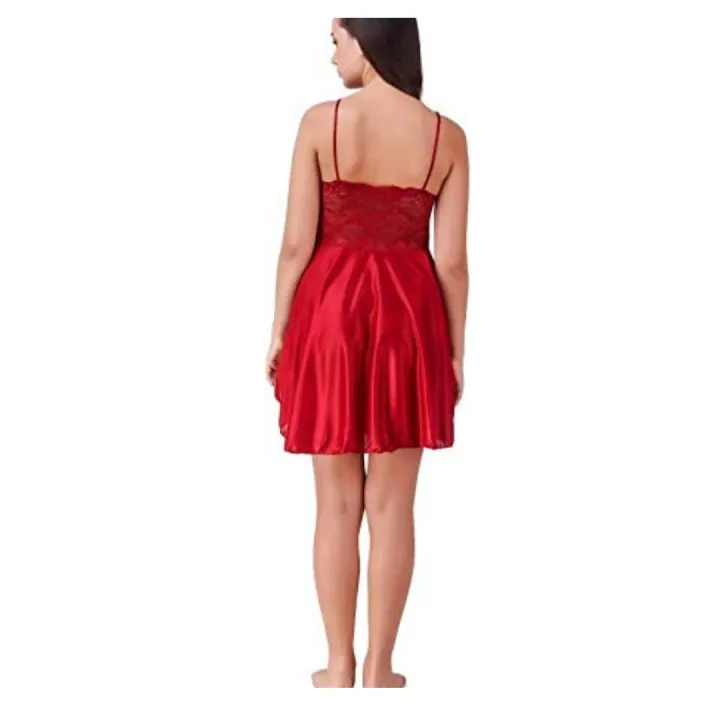 Fancyra%20Women%20Satin%20Babydoll%20Nightwear%20Dress%20Lingerie%20Nighty%20Free%20Size%20Rose%20Red%20Color%20-%20Image%204