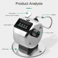 Mini 4 Digit Number Mechanical Counter Hand Held Metal Manual Counting Tally Counter Warehouse. 