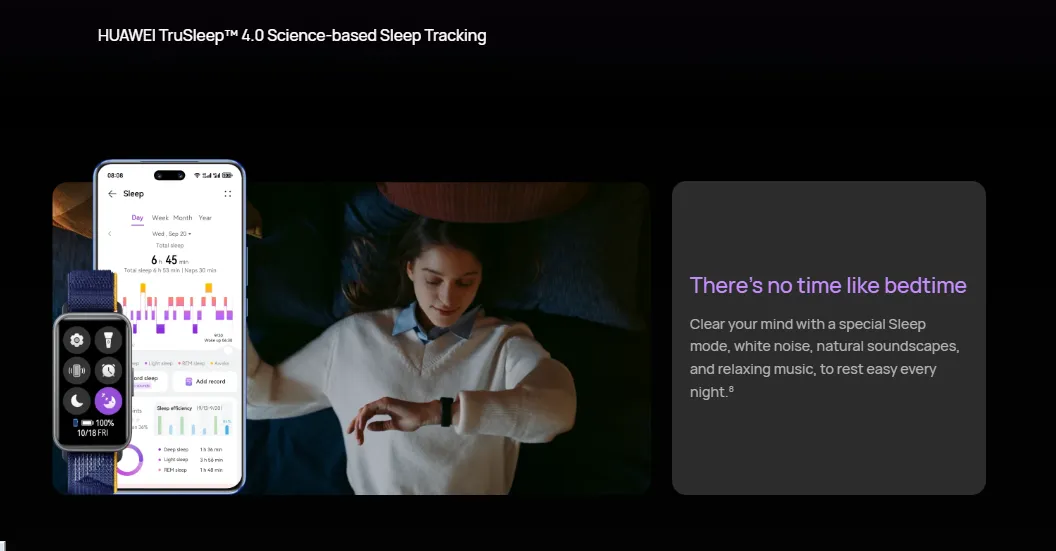 Huawei Band 9 | 8.99mm Ultra Thin Design | Continuous Heart rate Monitoring | 100 Workout Modes | Scientific sleep Tracking