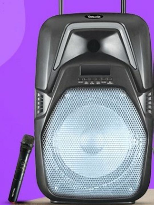 Yasuda Trolley Speaker 8" Wireless Mic